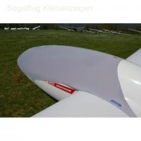 Dust canopy cover for single or two seater gliders