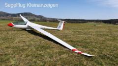 Glider Ventus C, year of production 1986, with accessories