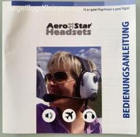 Luftfahrt Headset AeroStar comfort blau