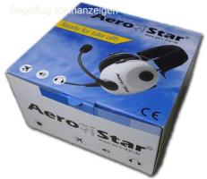 Luftfahrt Headset AeroStar comfort blau