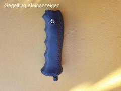 Knüppelgriff Leder mit Taster  19,5mm