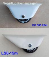 Wing tip wheels for gliders