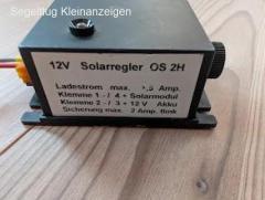 2x Strobl Solarpanel inkl. Laderegler