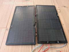 2x Strobl Solarpanel inkl. Laderegler