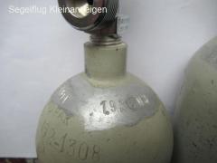 2 Stück O2 Flaschen, 3 Liter