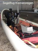 Twin Astir mit Transponder und Anhänger