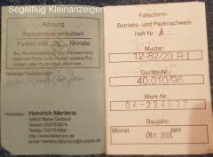 Mertens Fallschirm 2004 inkl. Fallschirmtasche