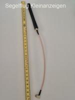 Stabile aber flexible Flarm Stabantenne mit 20cm Anschlusskabel 