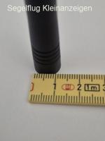 Stabile aber flexible Flarm Stabantenne mit 20cm Anschlusskabel 