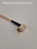 Stabile aber flexible Flarm Stabantenne mit 20cm Anschlusskabel 