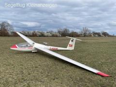 LS4 mit Jet-Triebwerk und COBRA-Anhänger