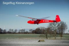 Schöne K-7 Ka-7 Rhönadler flugbereit zu verkaufen mit Anhänger, bewegliches Denkmal