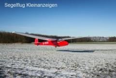Schöne K-7 Ka-7 Rhönadler flugbereit zu verkaufen mit Anhänger, bewegliches Denkmal