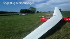 Schöne K-7 Ka-7 Rhönadler flugbereit zu verkaufen mit Anhänger, bewegliches Denkmal