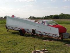 Schöne K-7 Ka-7 Rhönadler flugbereit zu verkaufen mit Anhänger, bewegliches Denkmal