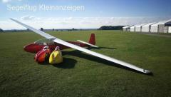 Schöne K-7 Ka-7 Rhönadler flugbereit zu verkaufen mit Anhänger, bewegliches Denkmal
