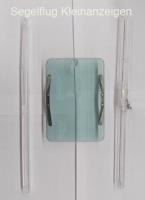 Fenster blau mit Schine