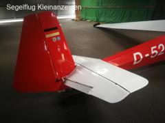 Schöne K-7 Ka-7 Rhönadler flugbereit zu verkaufen mit Anhänger, bewegliches Denkmal