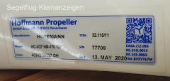 Hoffmann Propeller HO 4/27 HM-170 108 overhaul 2020 for DR400 