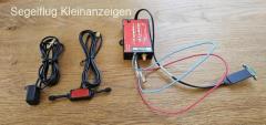 Flarm Redbox with GPS receiver, flarm antenne and card reader