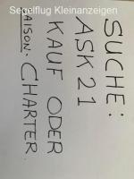 SUCHE ASK21 KAUF oder SAISONCHARTER 2026