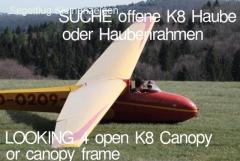 SUCHE offene oder defekte K8 Haube / Haubenrahmen