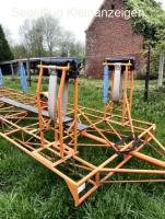 Open trailer for two-seat oldtimer or glider with a wide fuselage