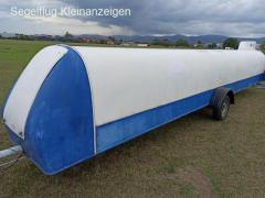 Segelflugzeug Röhrenanhänger 15m