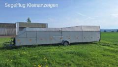 Segelflugzeuganhänger mit Einbauten für Duo Discus zu verkaufen