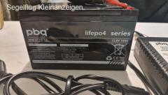 10Ah LiFePo4  battery from PBQ with charger 