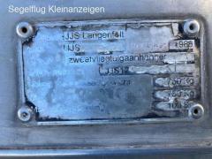 Langenfelt trailer for standard - 15m glider