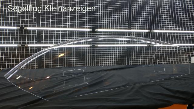 Haubenrohlinge für Segelflugzeuge und Motorflugzeuge Haubenrohlinge für Segelflugzeuge und Motorflugzeuge