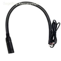 PEIKER Dynamisches Mikrofon TM168 schwarz mit Schwanenhals