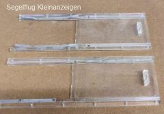 Window rails & sliding windows (Blanik L13)