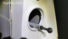 Abdichtung der Wurzelrippen und der QR-Stangen.