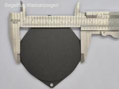 80mm Instrumentenblende, Aluminium 