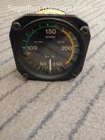 Fahrtmesser Winter  0-250km/u Angepast auf ihr Flugzeug